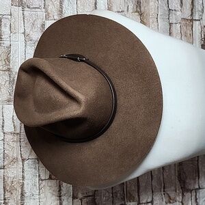 Western-style hat Brown Hat 100 % Wool